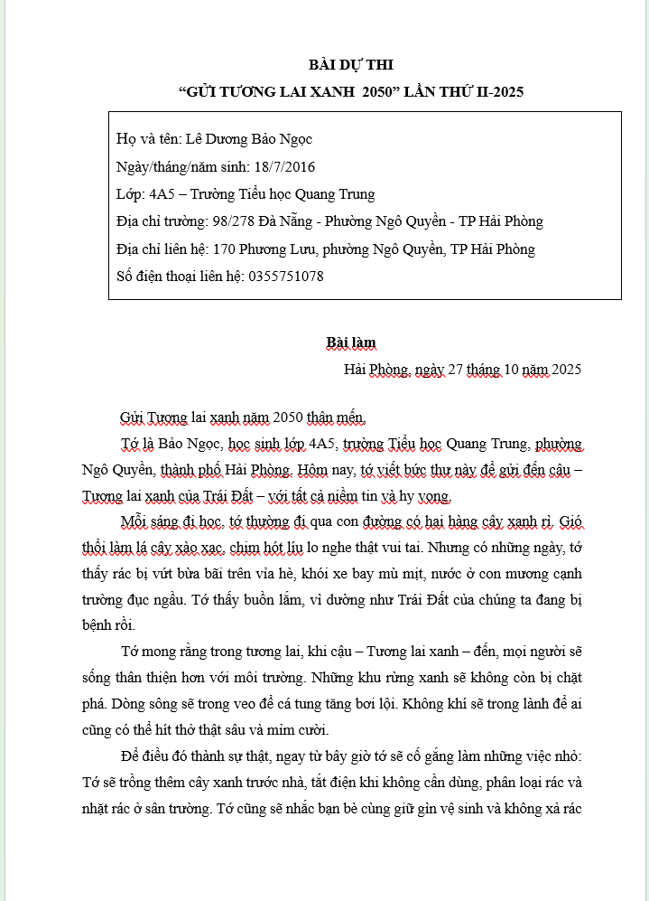 Lê Dương Bảo Ngọc