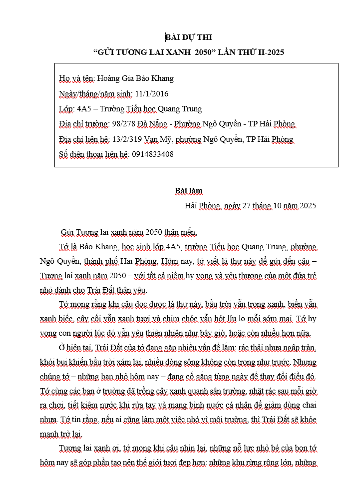 Hoàng Gia Bảo Khang