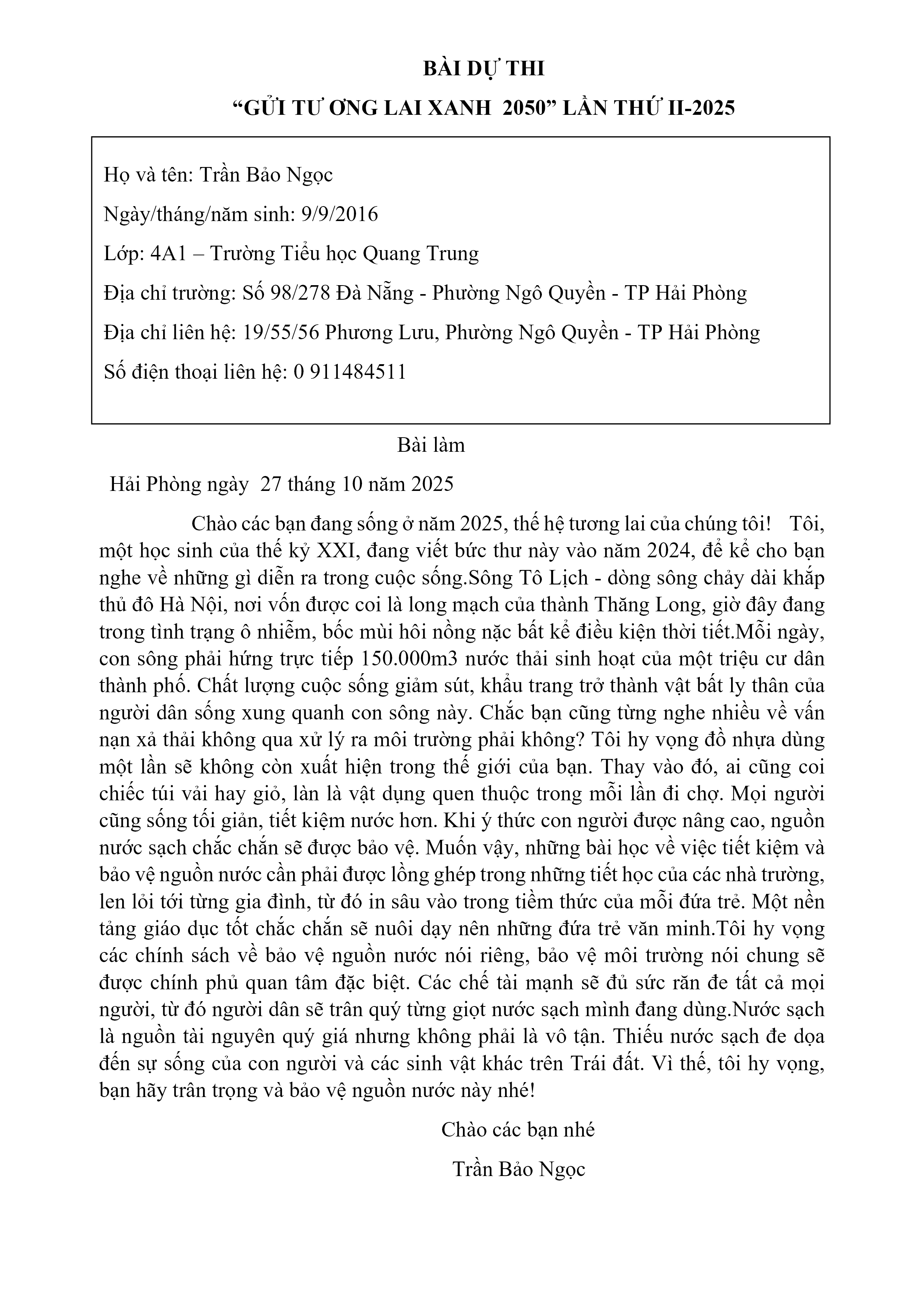 Trần Bảo Ngọc