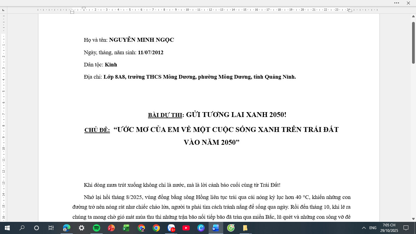 Nguyễn Minh Ngọc - 8A8