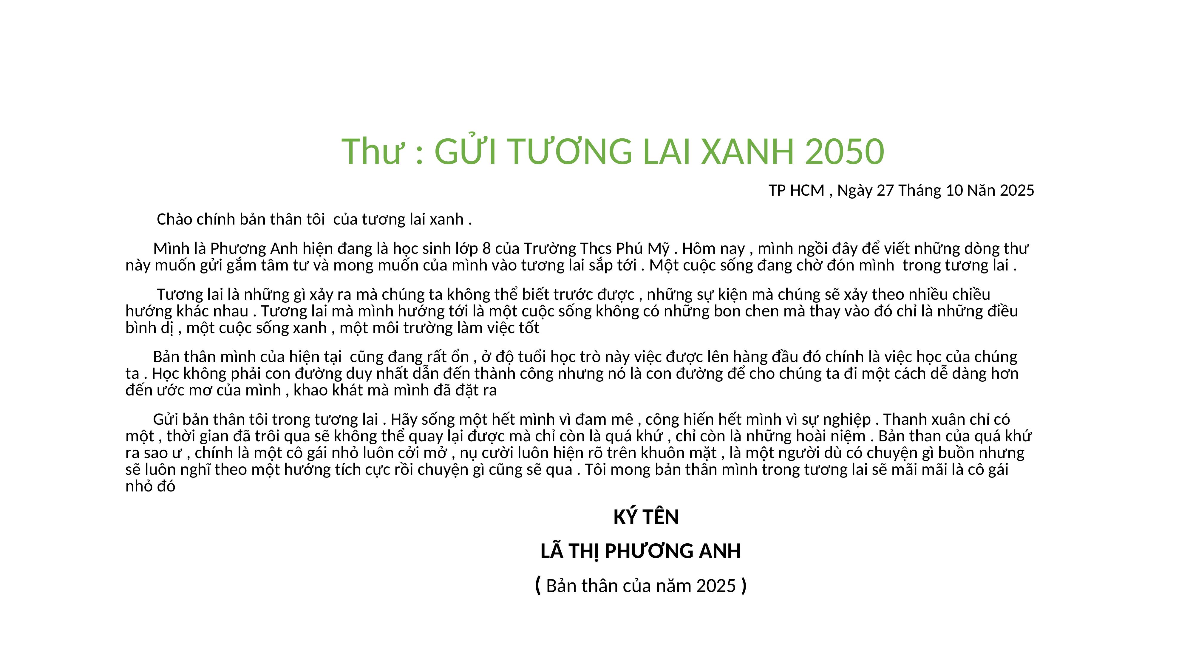 LÃ THỊ PHƯƠNG ANH