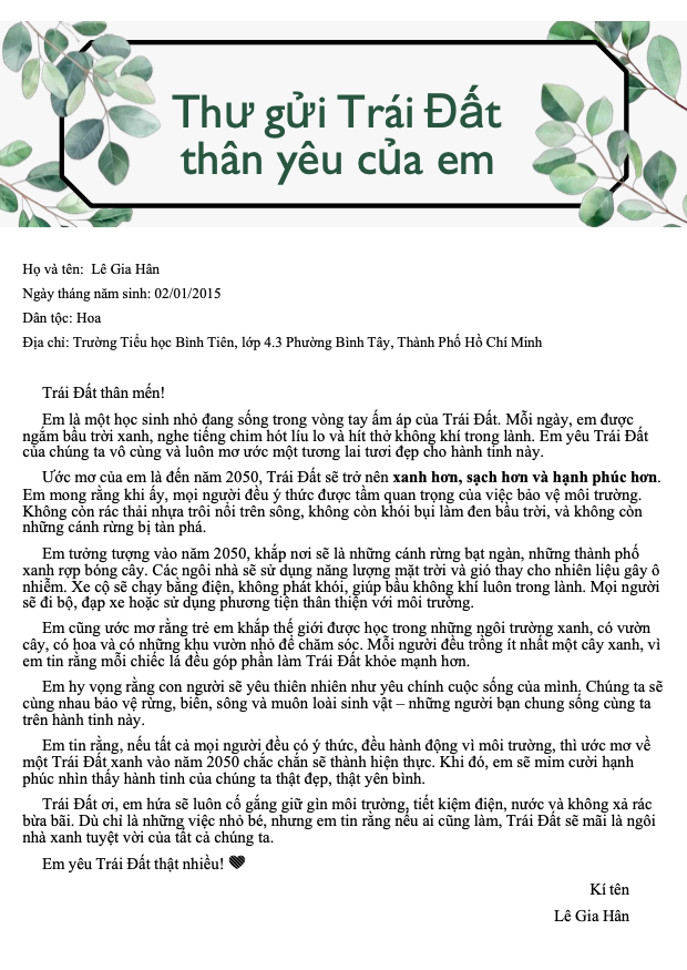 Lê Gia Hân