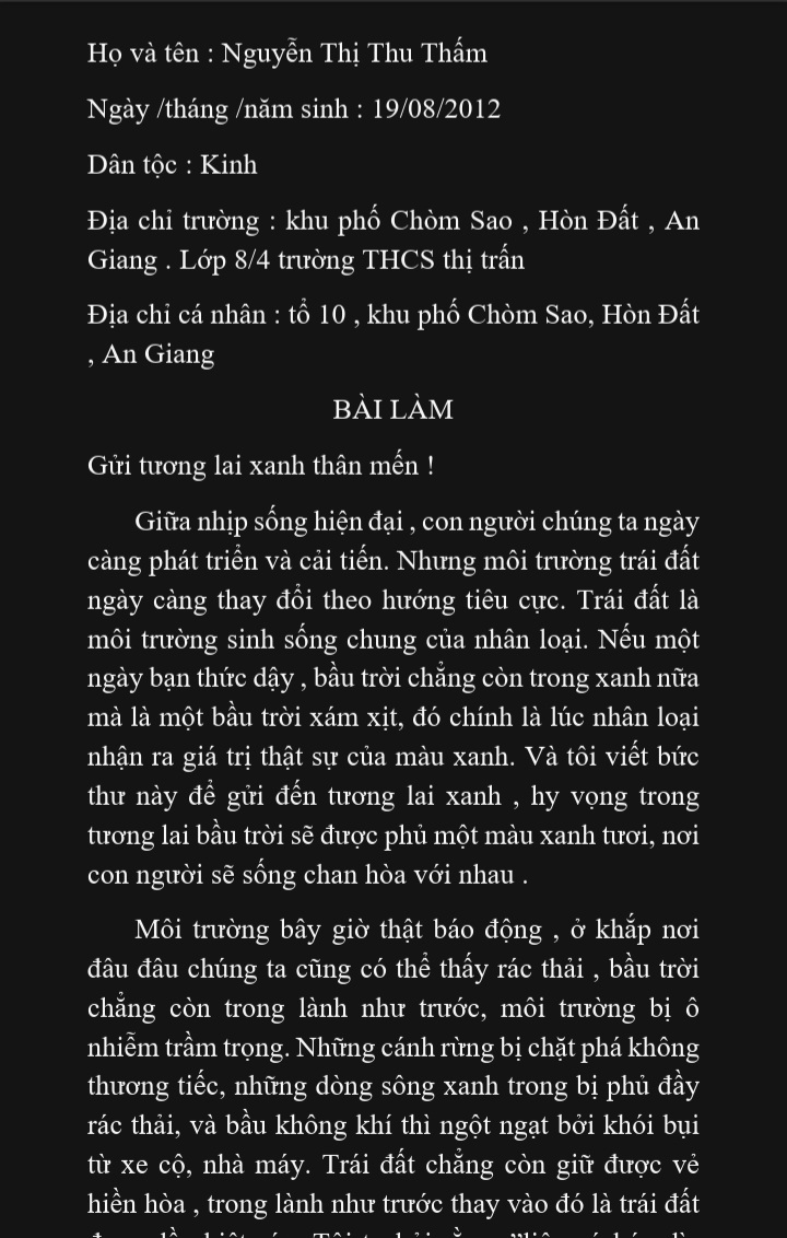Nguyễn Thị Thu Thấm