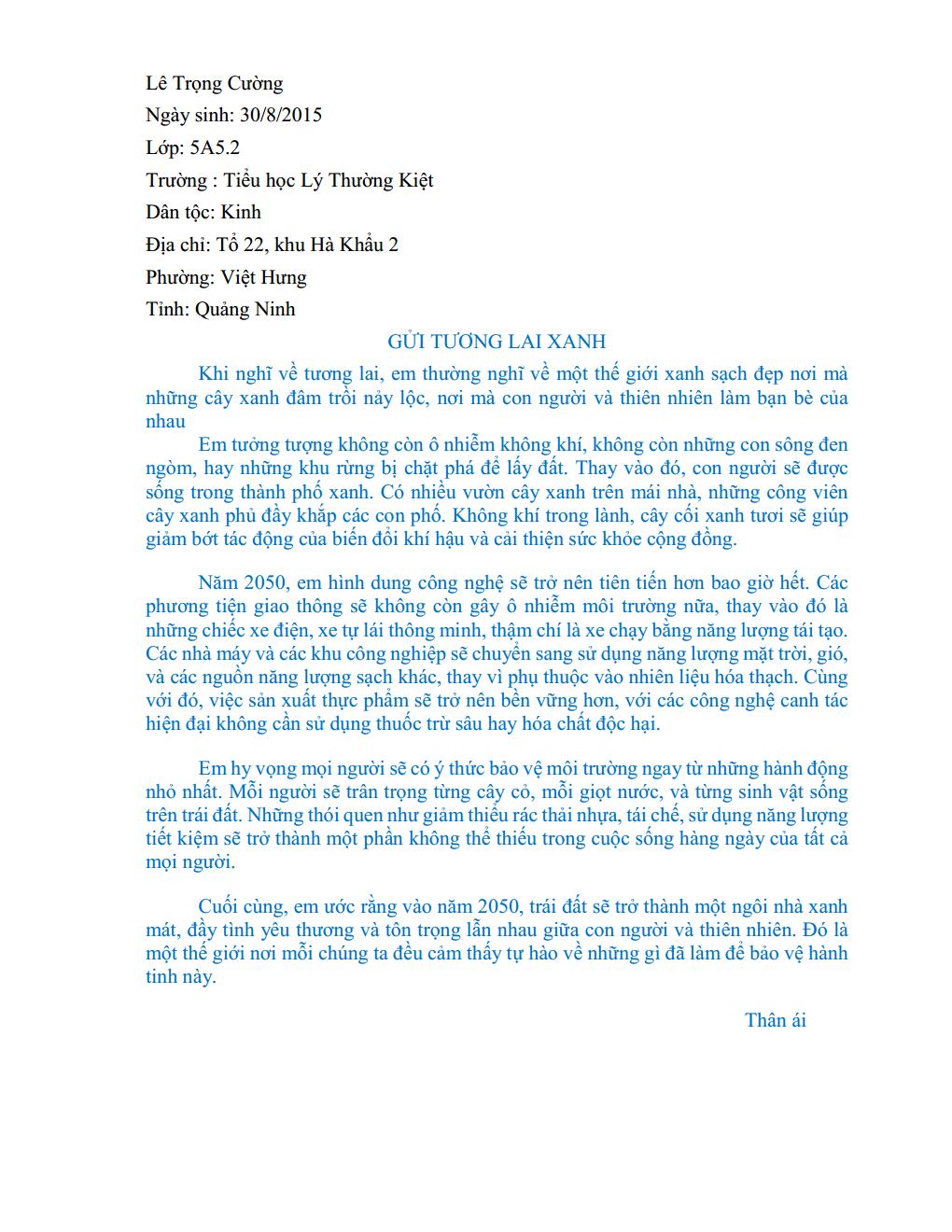 Lê Trọng Cường