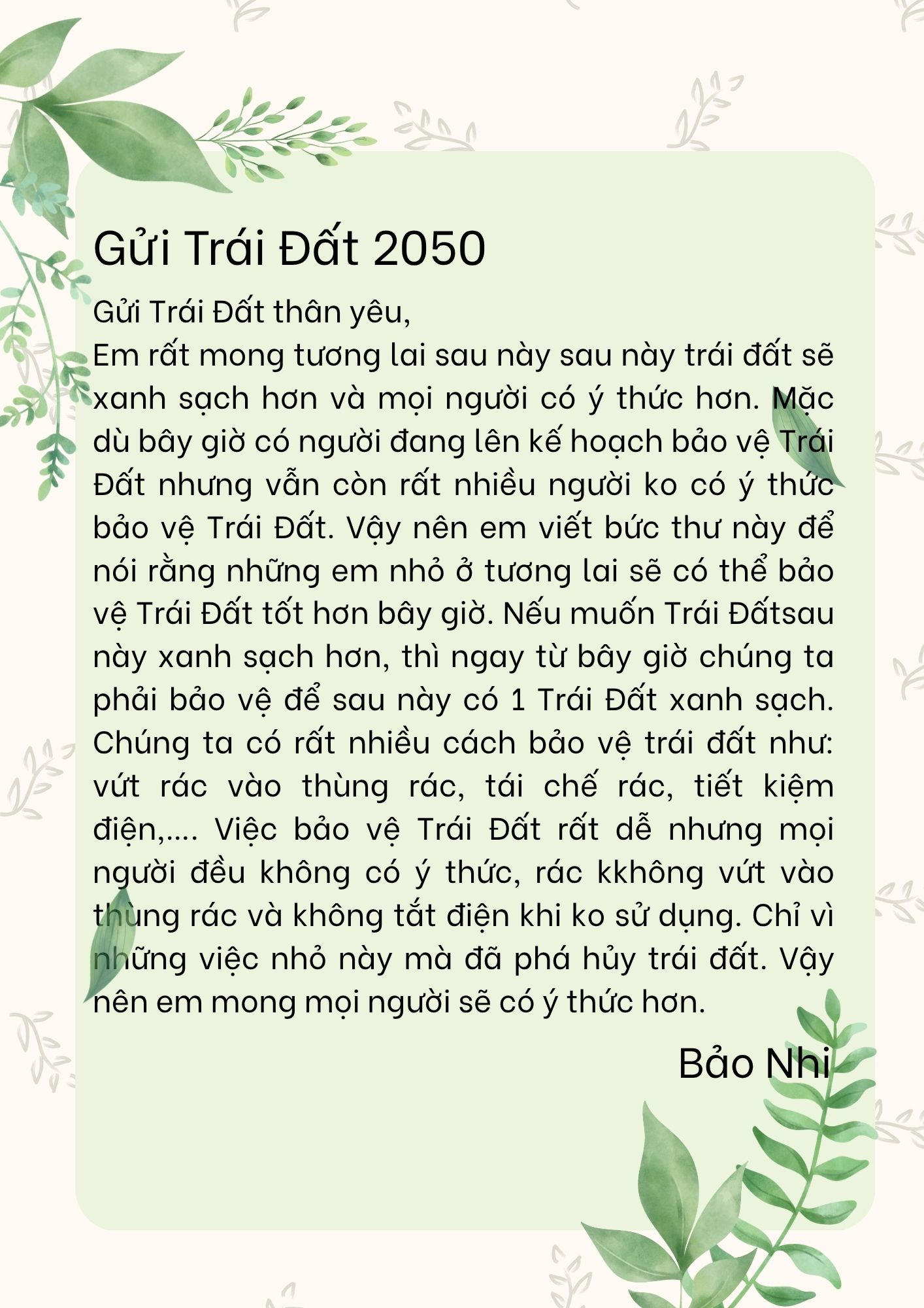Lương Nguyễn Bảo Nhi