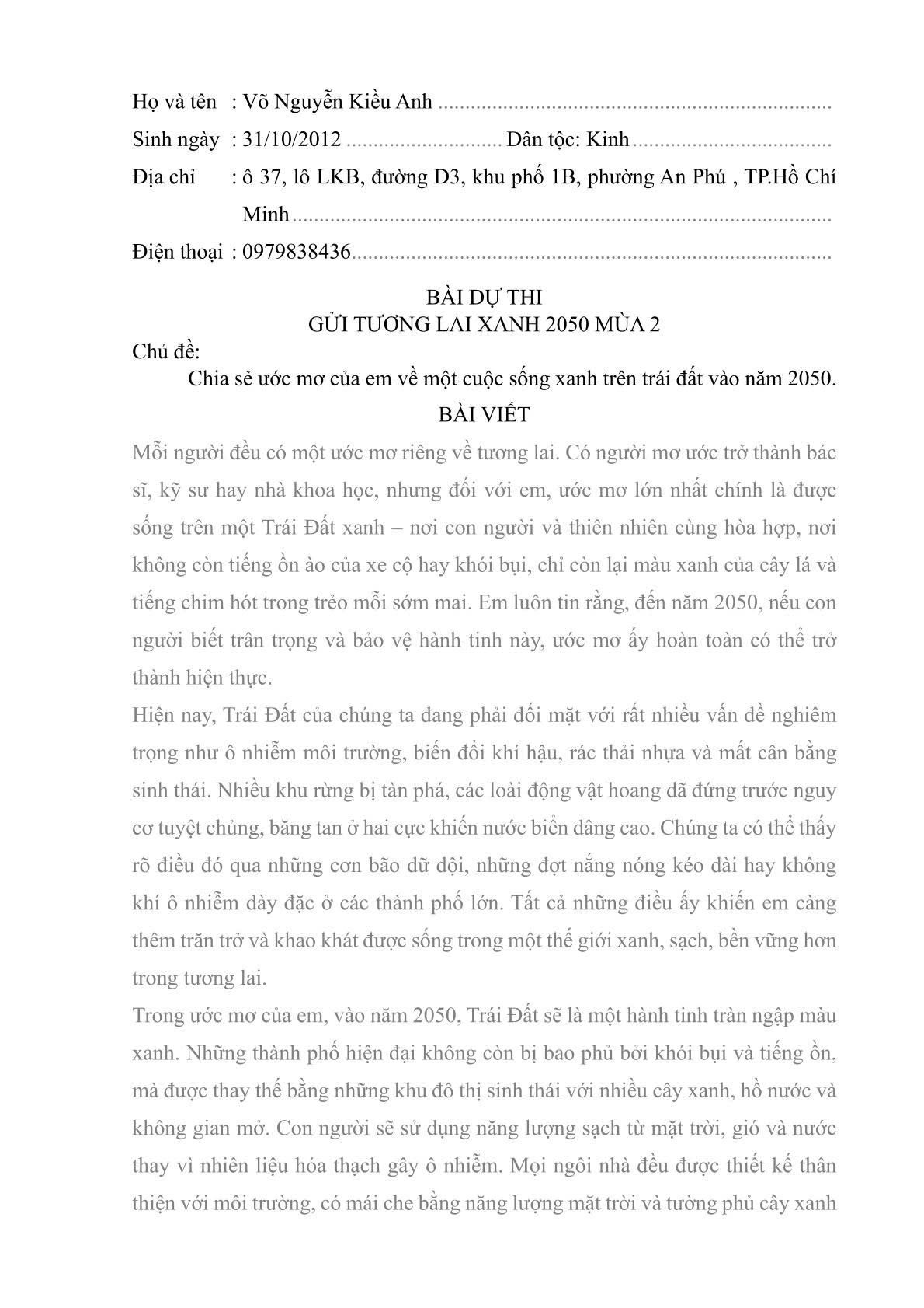 Võ Nguyễn Kiều Anh