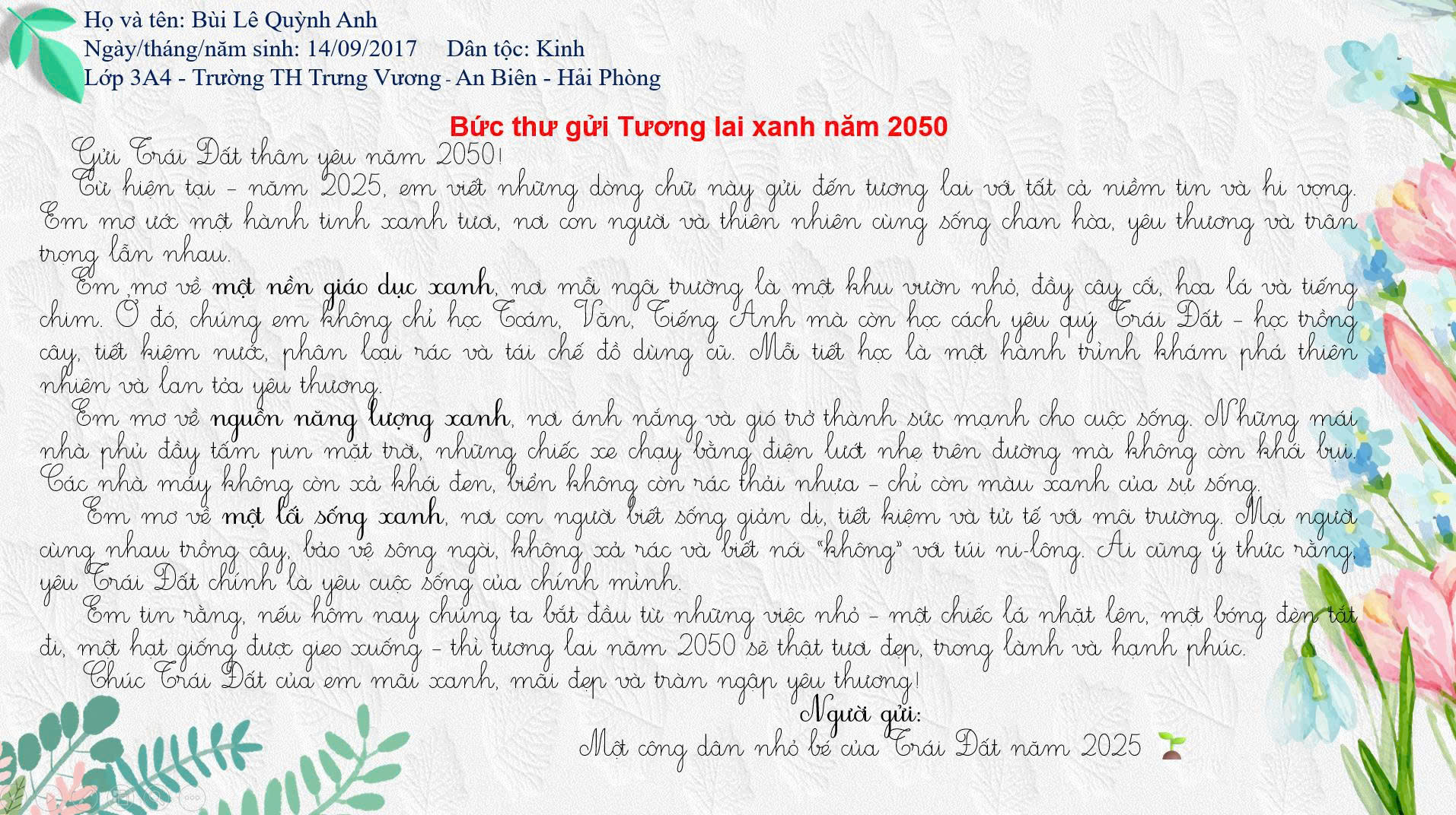 Bùi Lê Quỳnh Anh