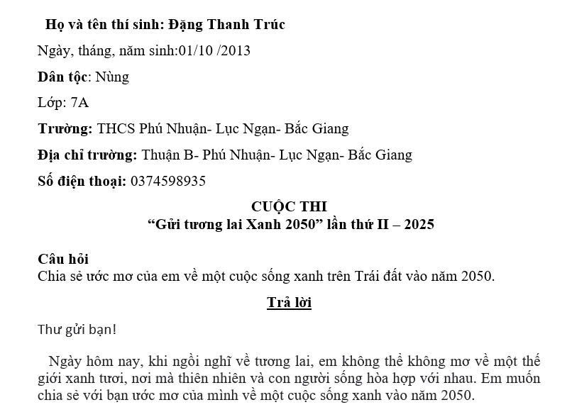 Đặng Thanh Trúc