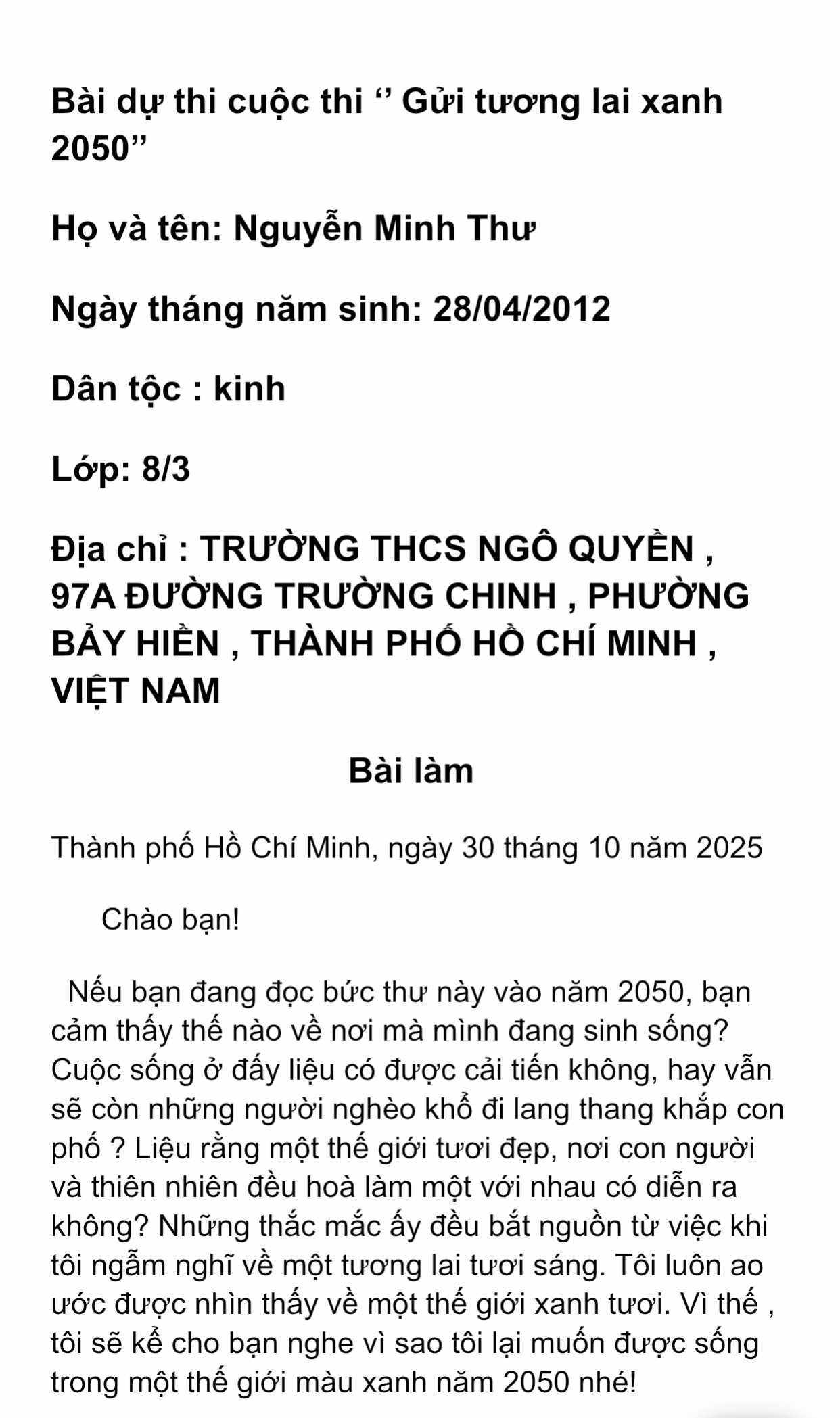 Nguyễn Minh Thư