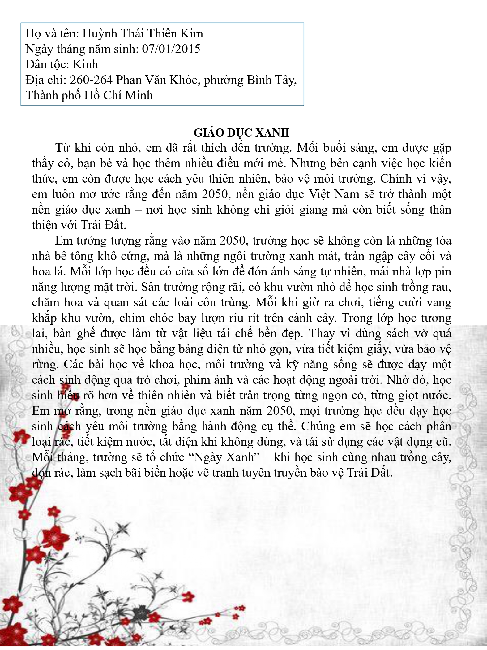 Huỳnh Thái Thiên Kim
