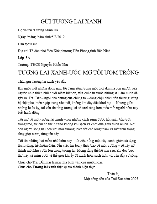 Dương Minh Hà