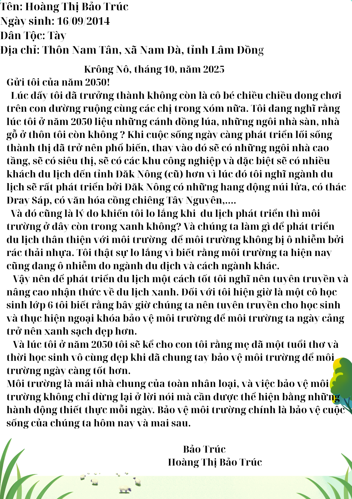Hoàng Thị Bảo Trúc