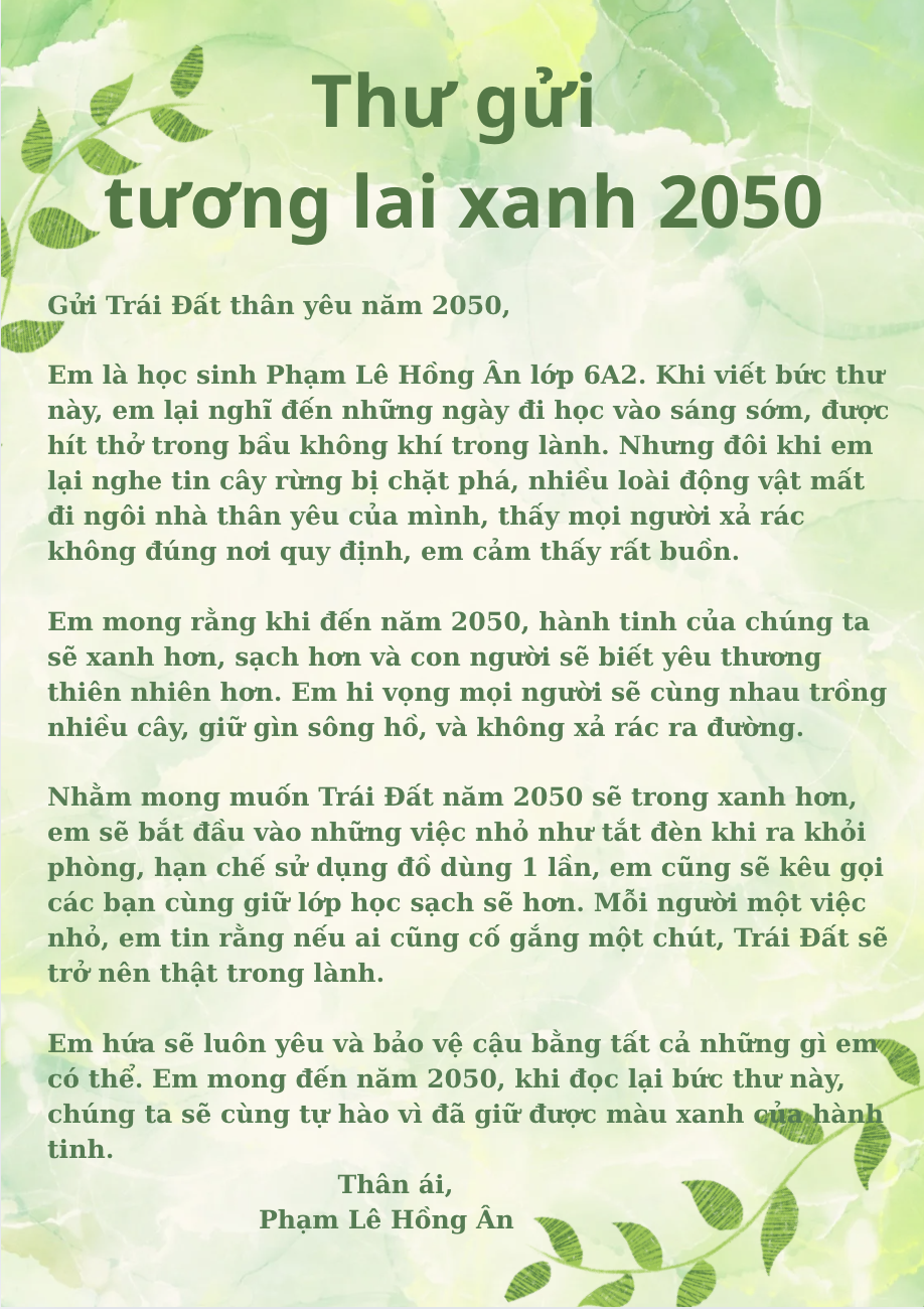 Phạm Lê Hồng Ân
