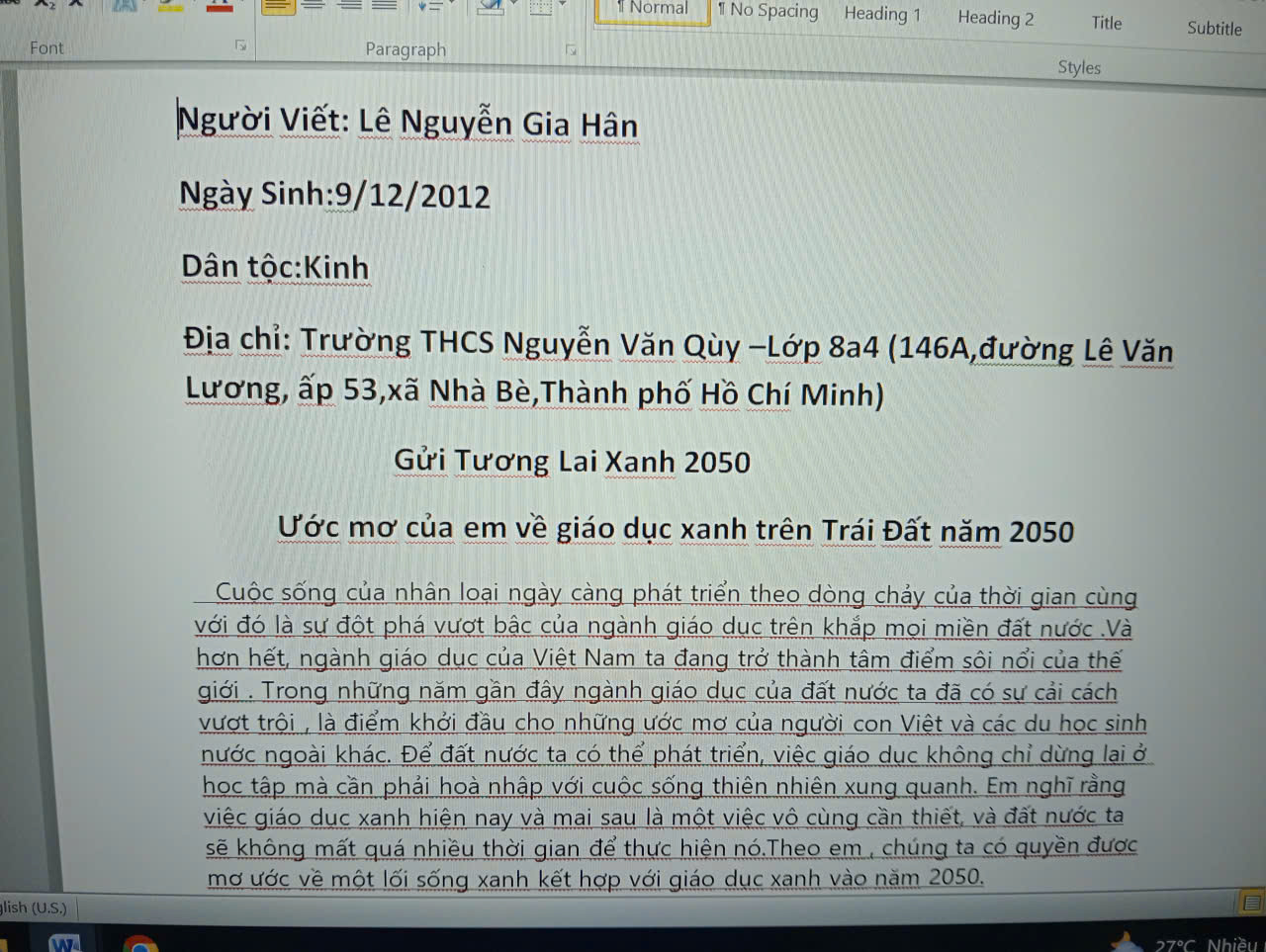 Lê Nguyễn Gia Hân
