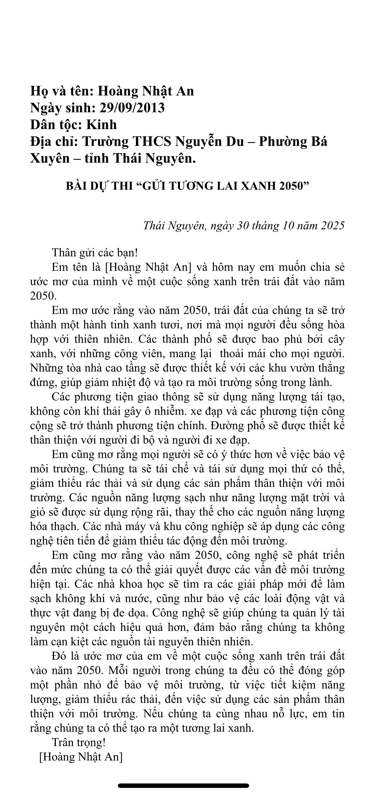 Hoàng Nhật An