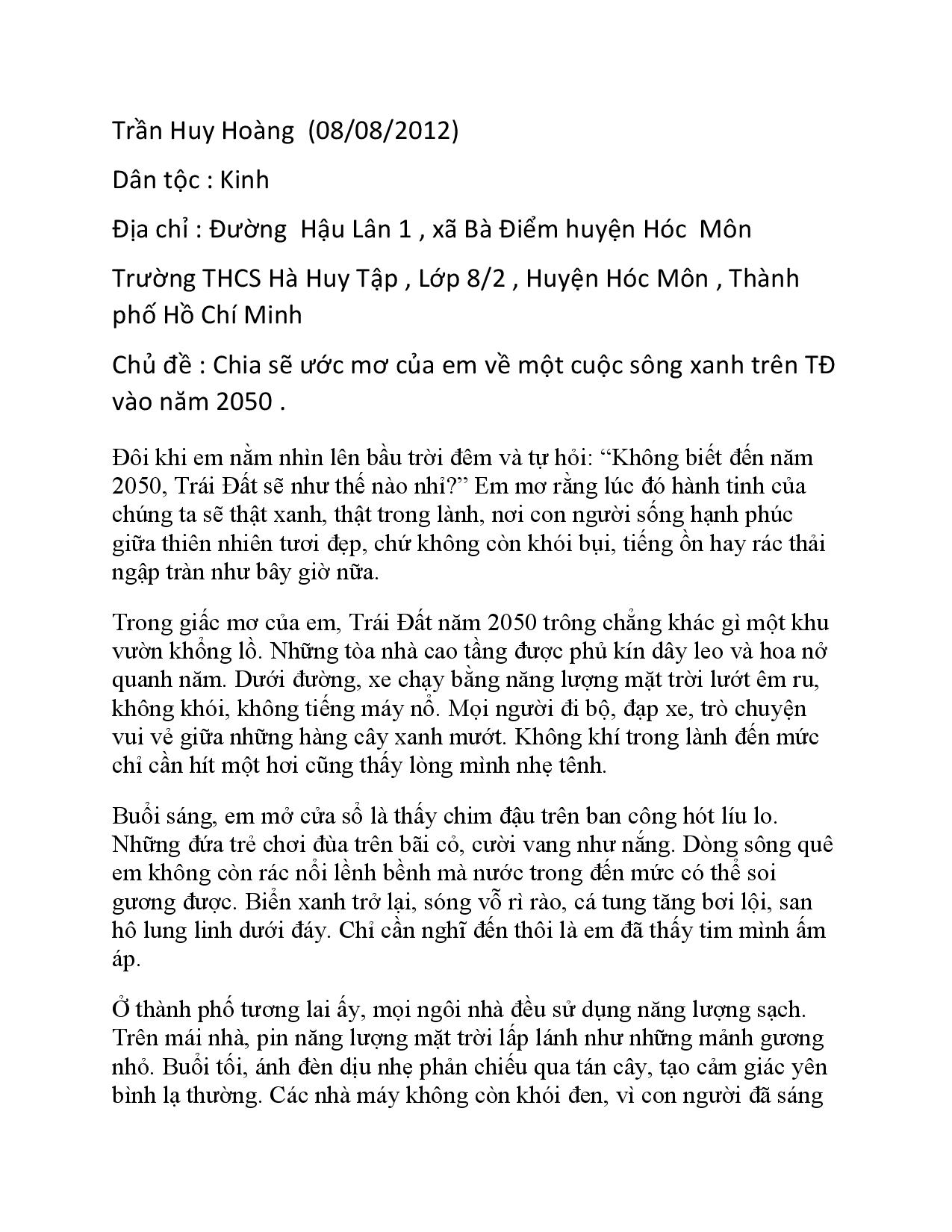 Trần Huy Hoàng