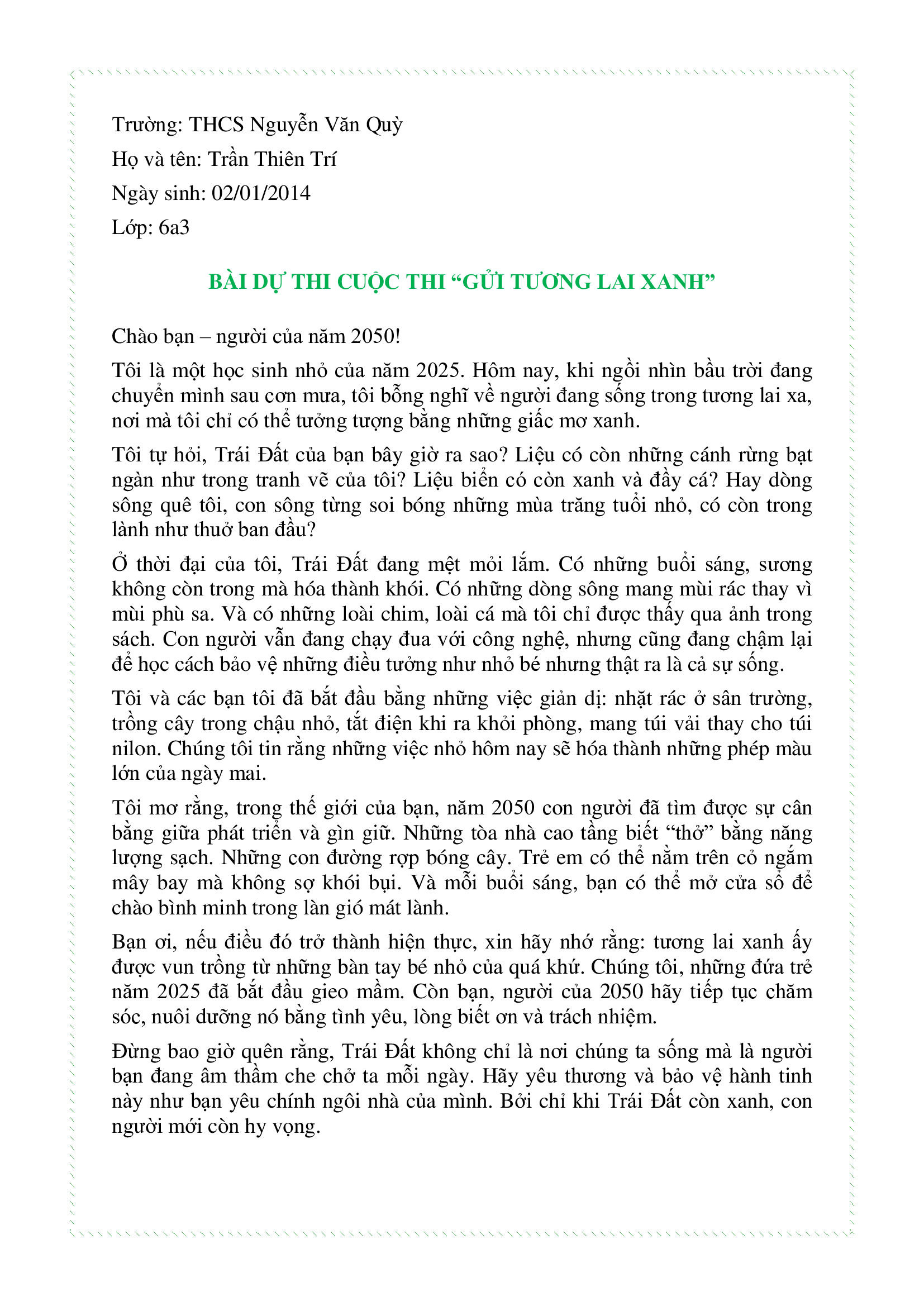 Trần Thiên Trí