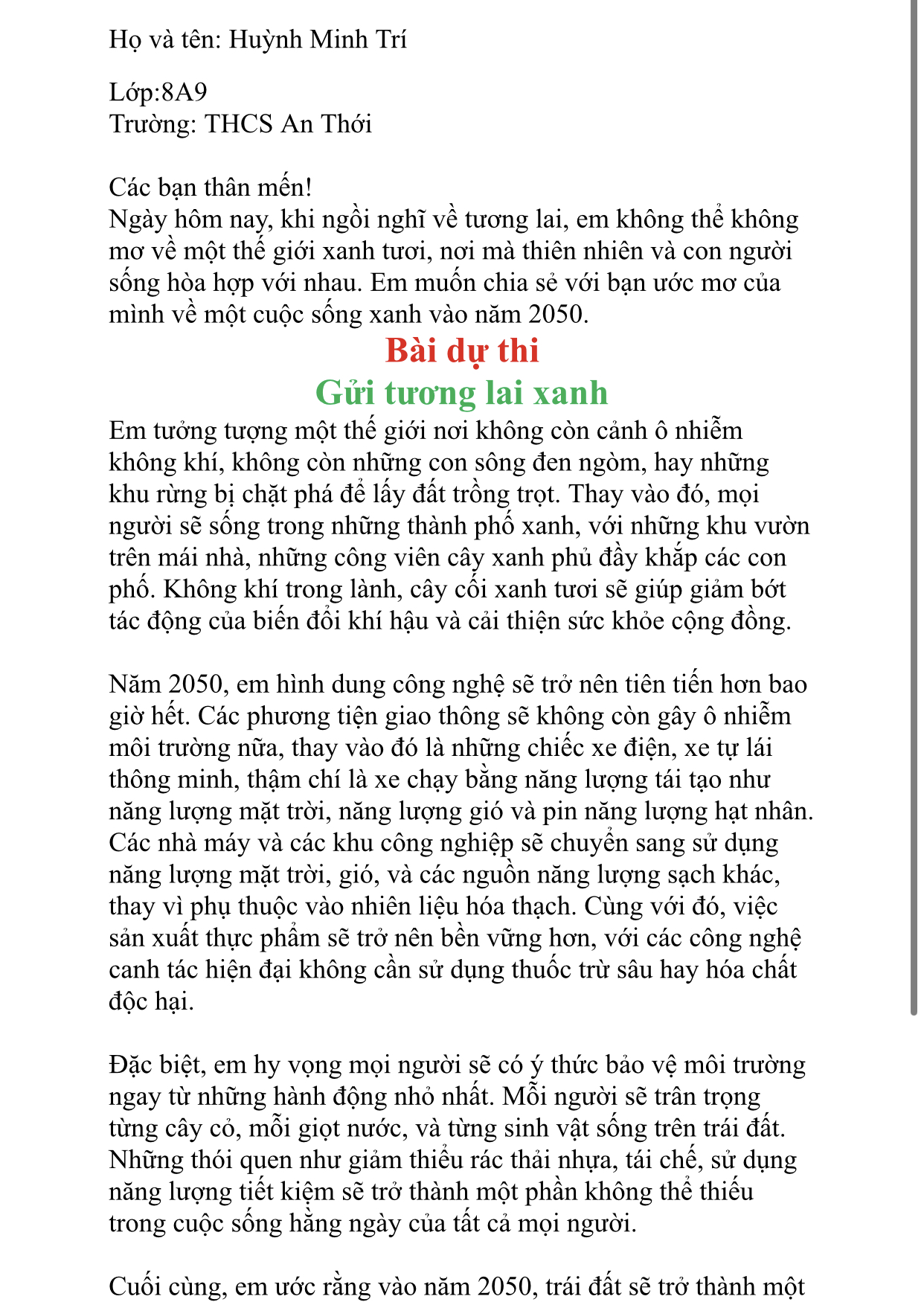 Huỳnh Minh Trí