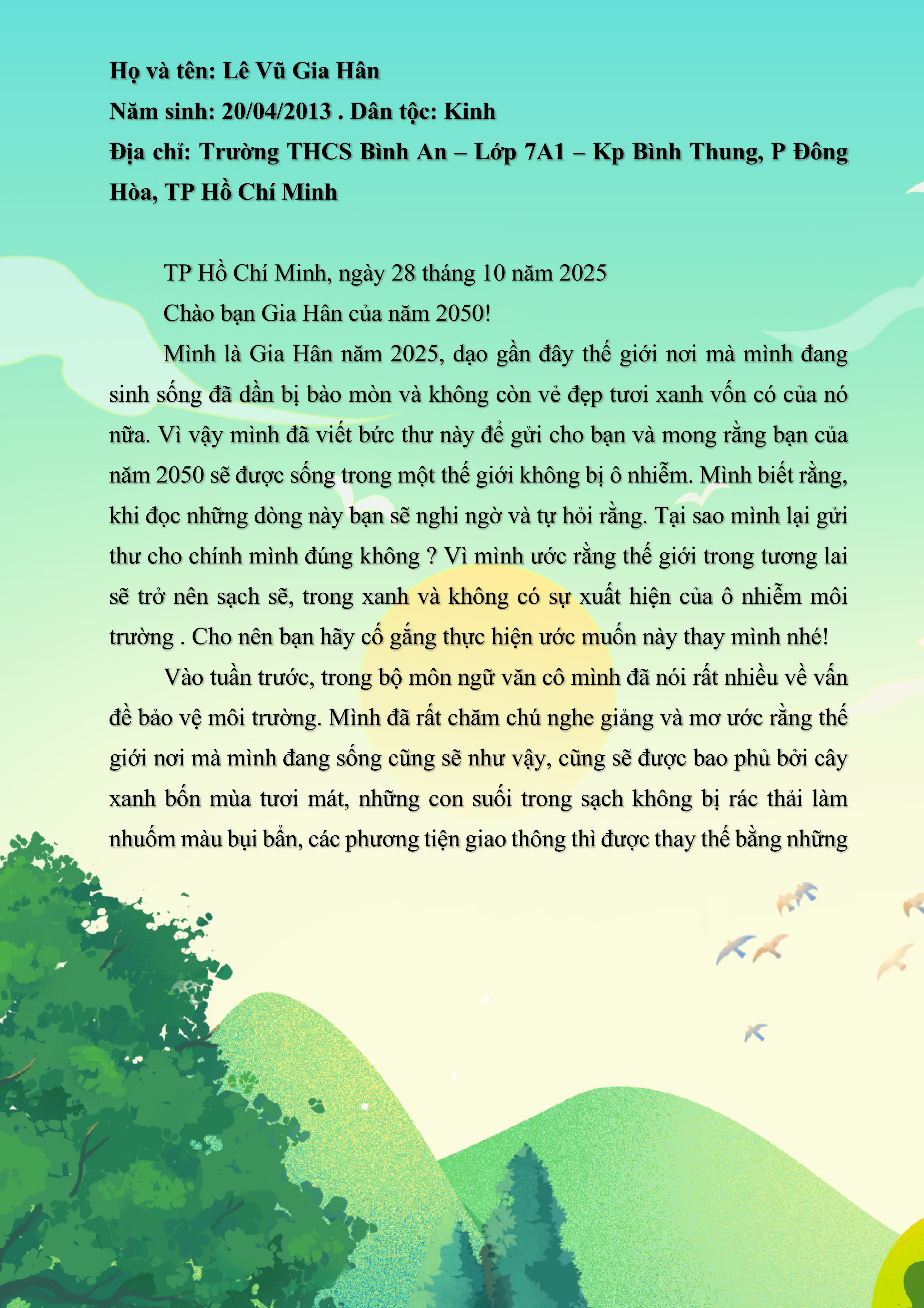 Lê Vũ Gia Hân