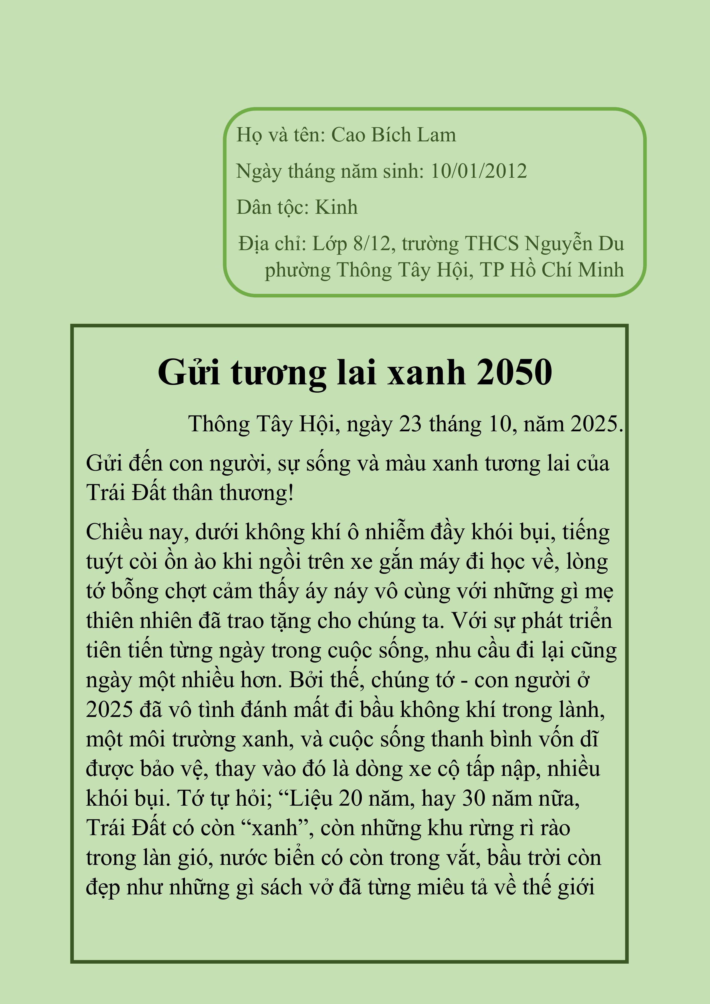 Cao Bích Lam