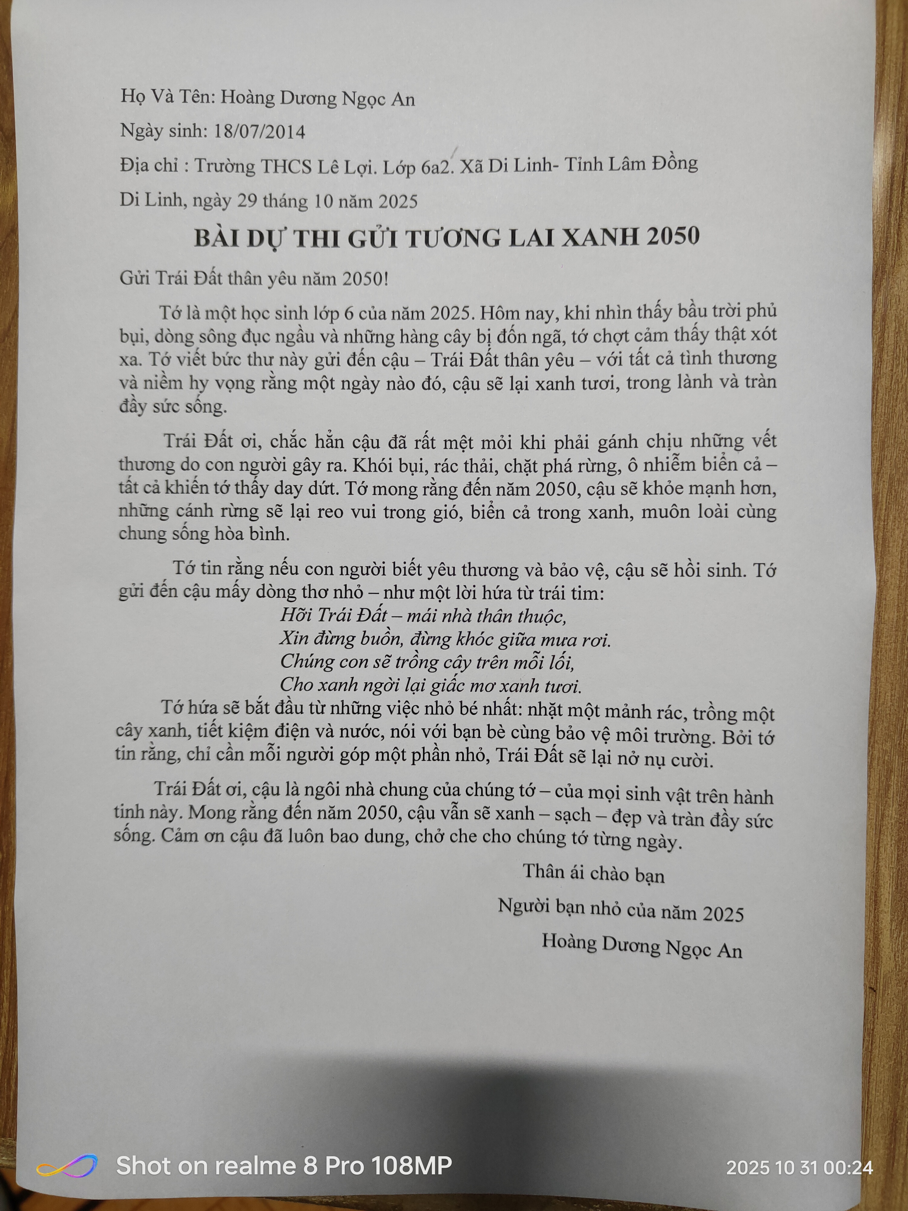 HOÀNG DƯƠNG NGỌC AN