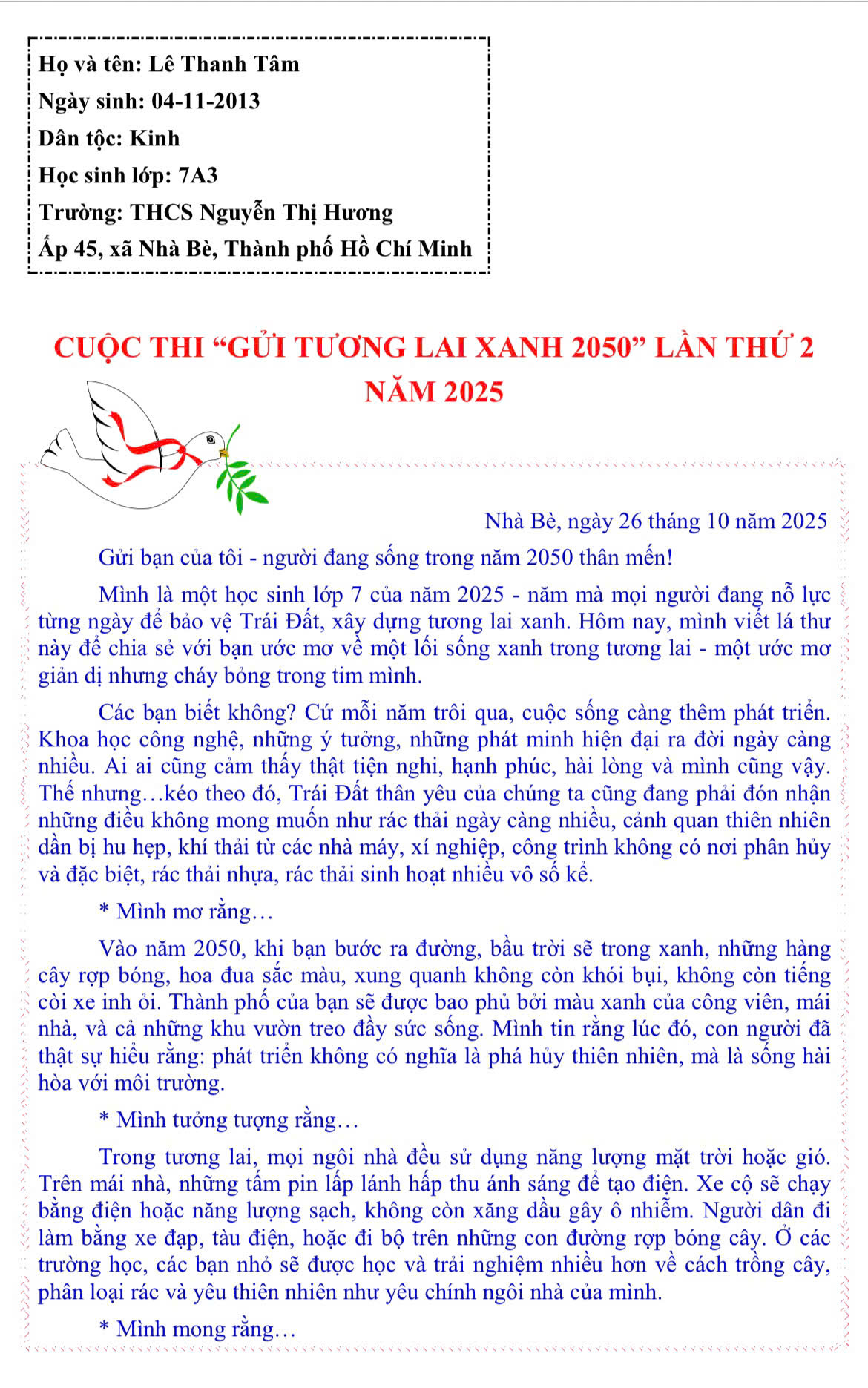 Lê Thanh Tâm