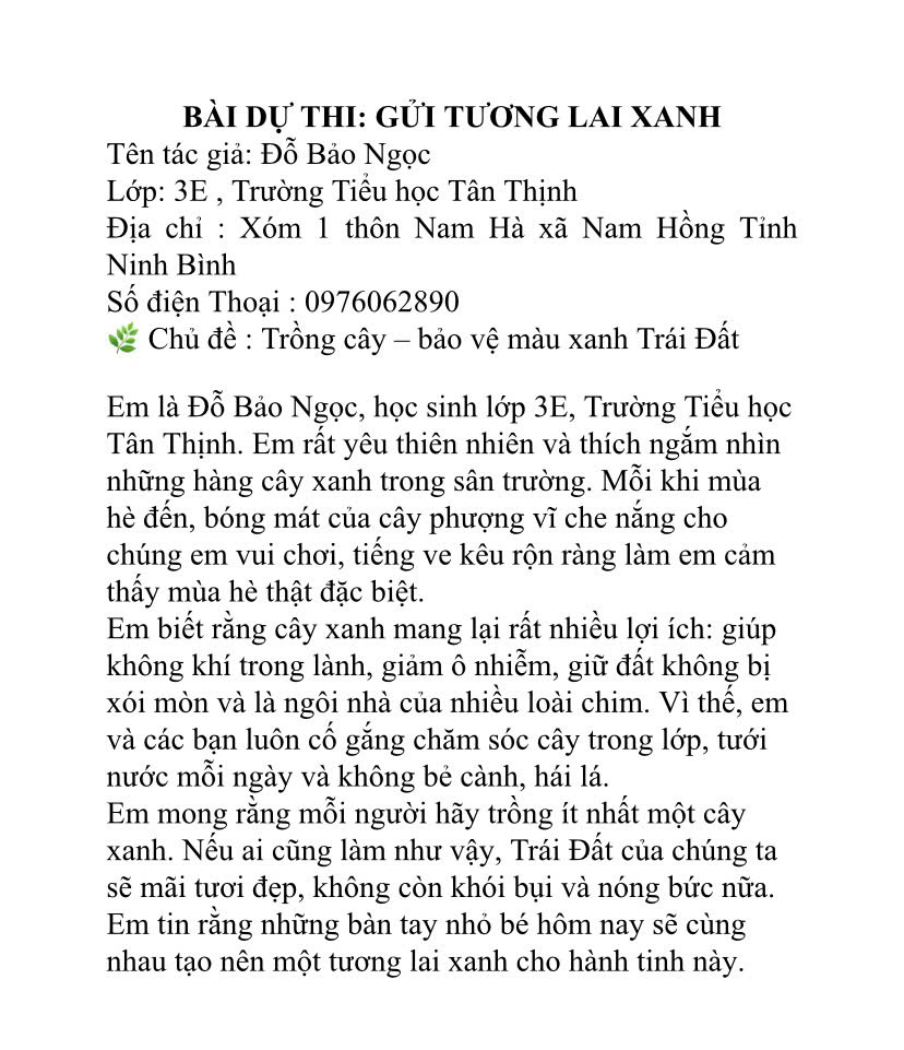 Đỗ Bảo Ngọc