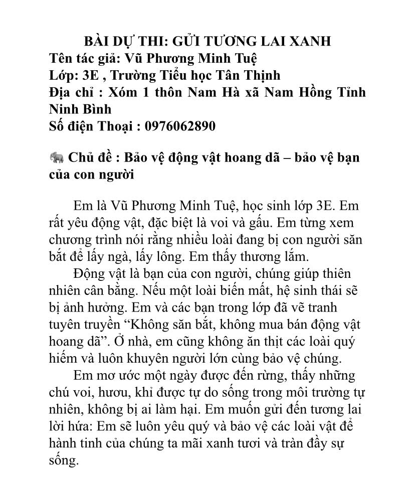 Vũ Phương Minh Tuệ