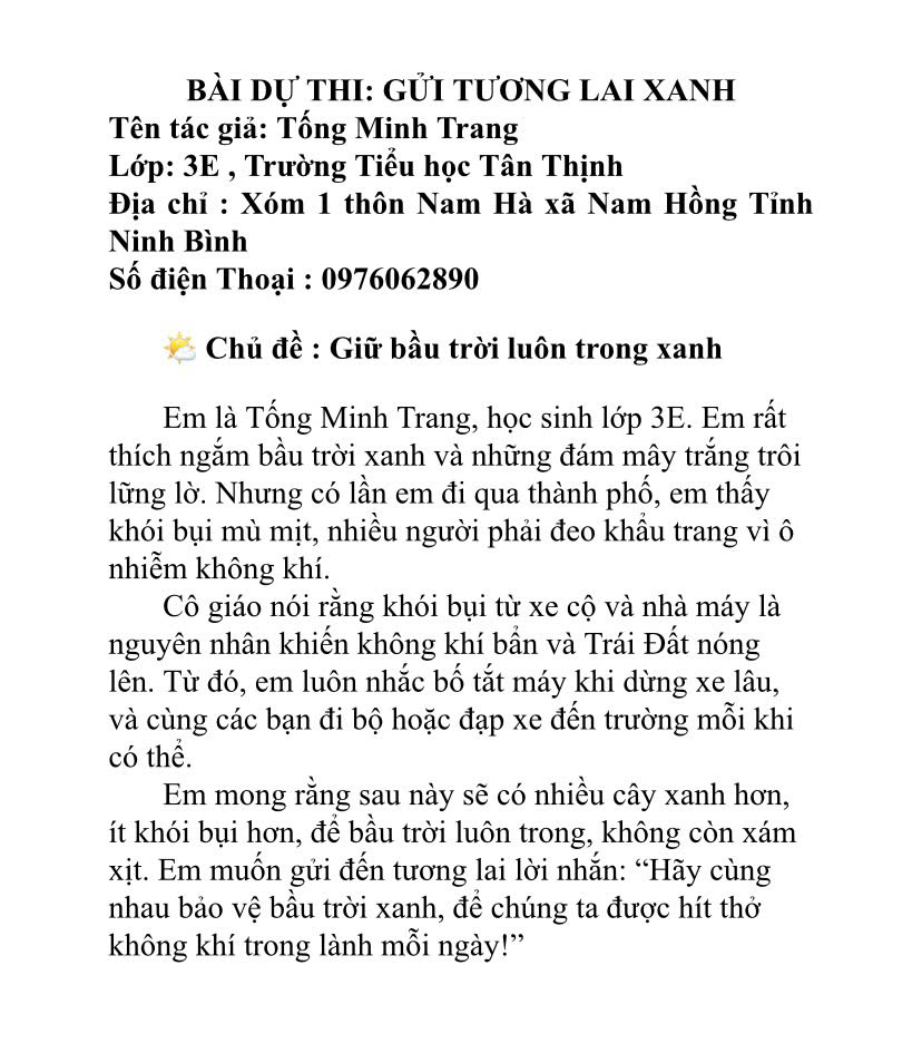 Tống Minh Trang