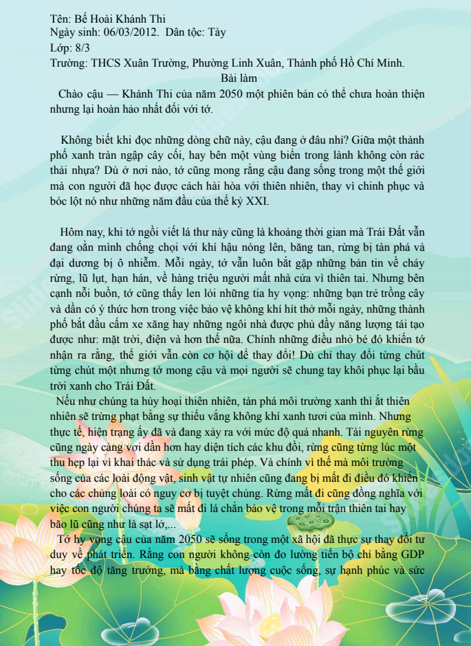 Bế Hoài Khánh Thi