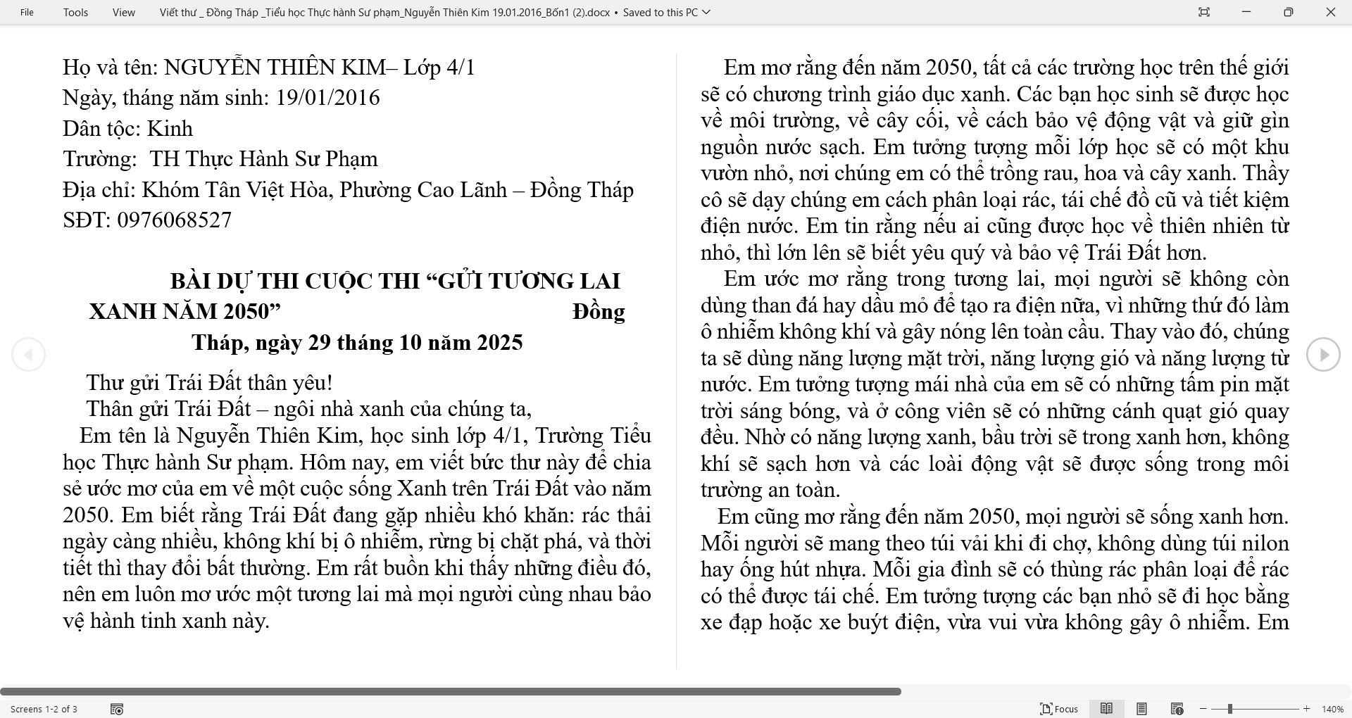 NGUYỄN THIÊN KIM