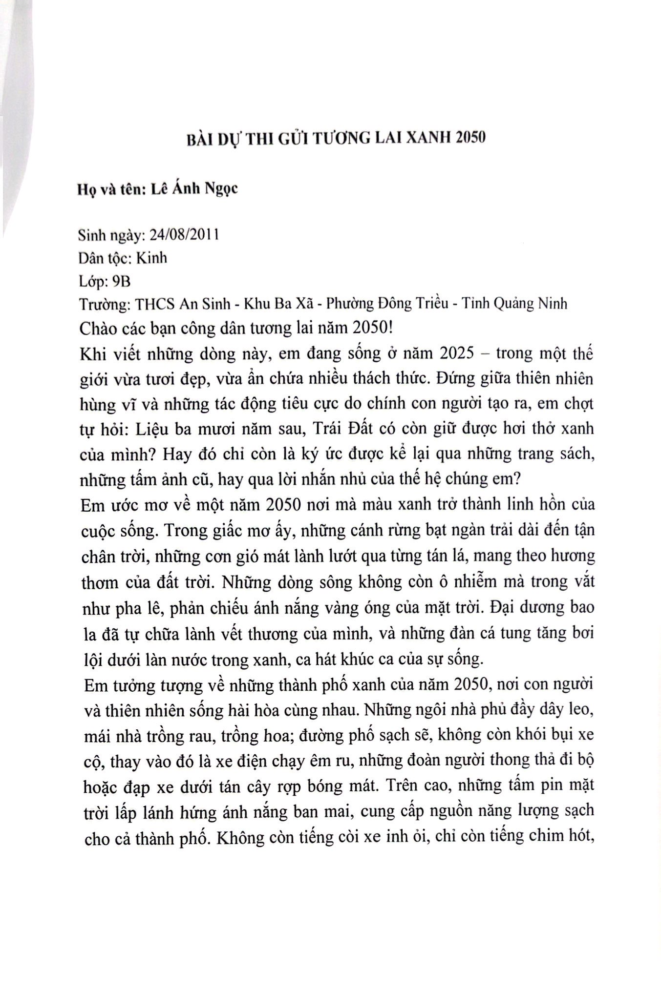 Lê Ánh Ngọc