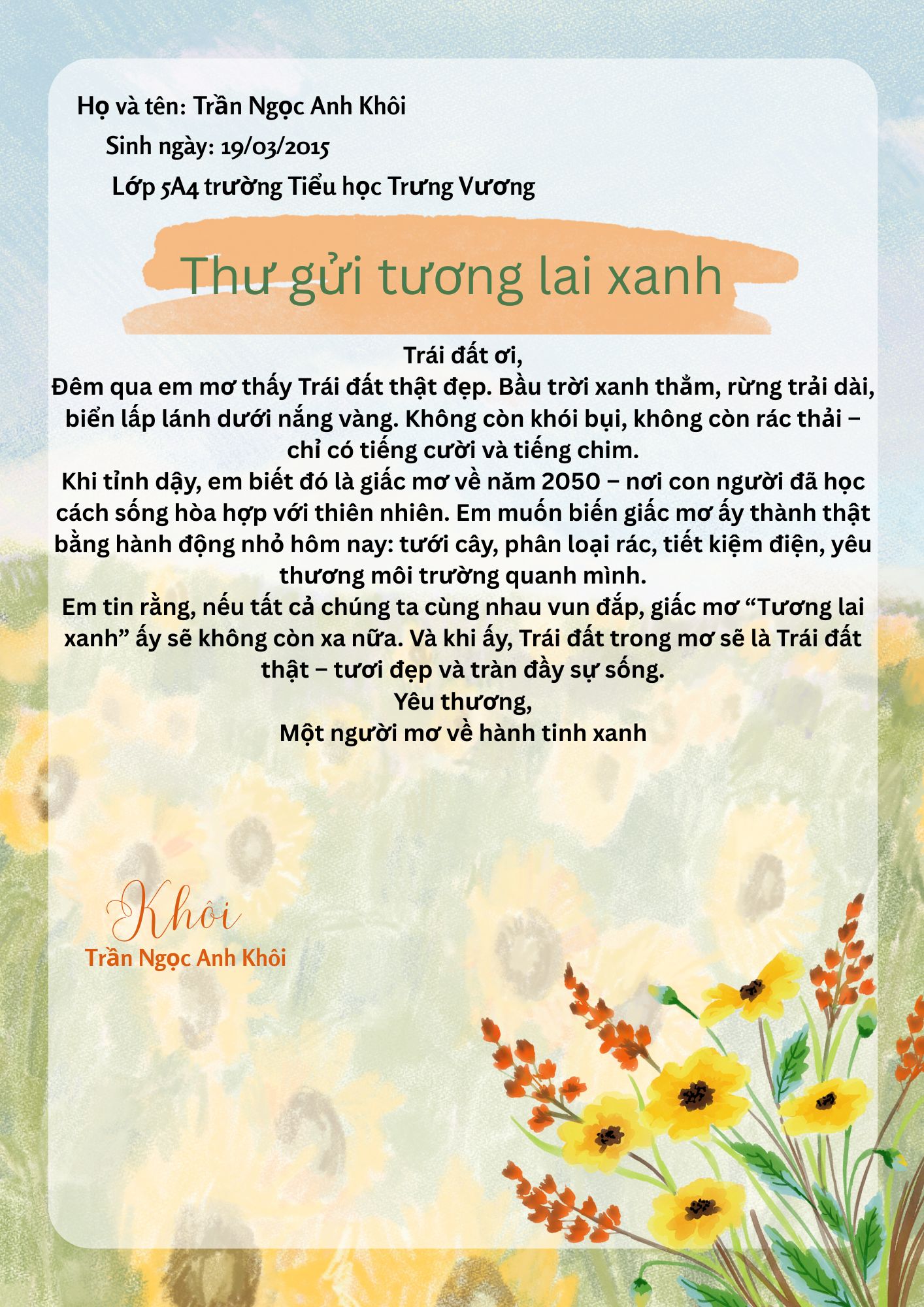 Trần Ngọc Anh Khôi