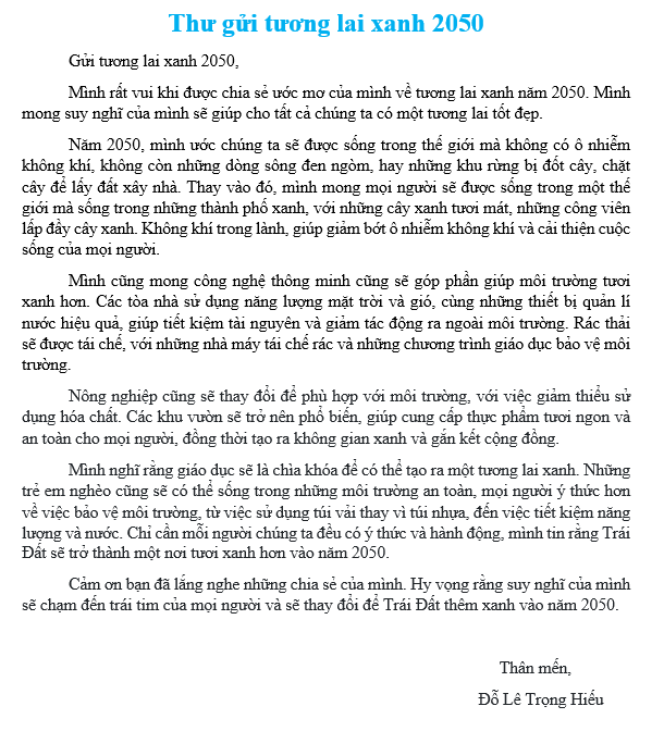 Đỗ Lê Trọng Hiếu