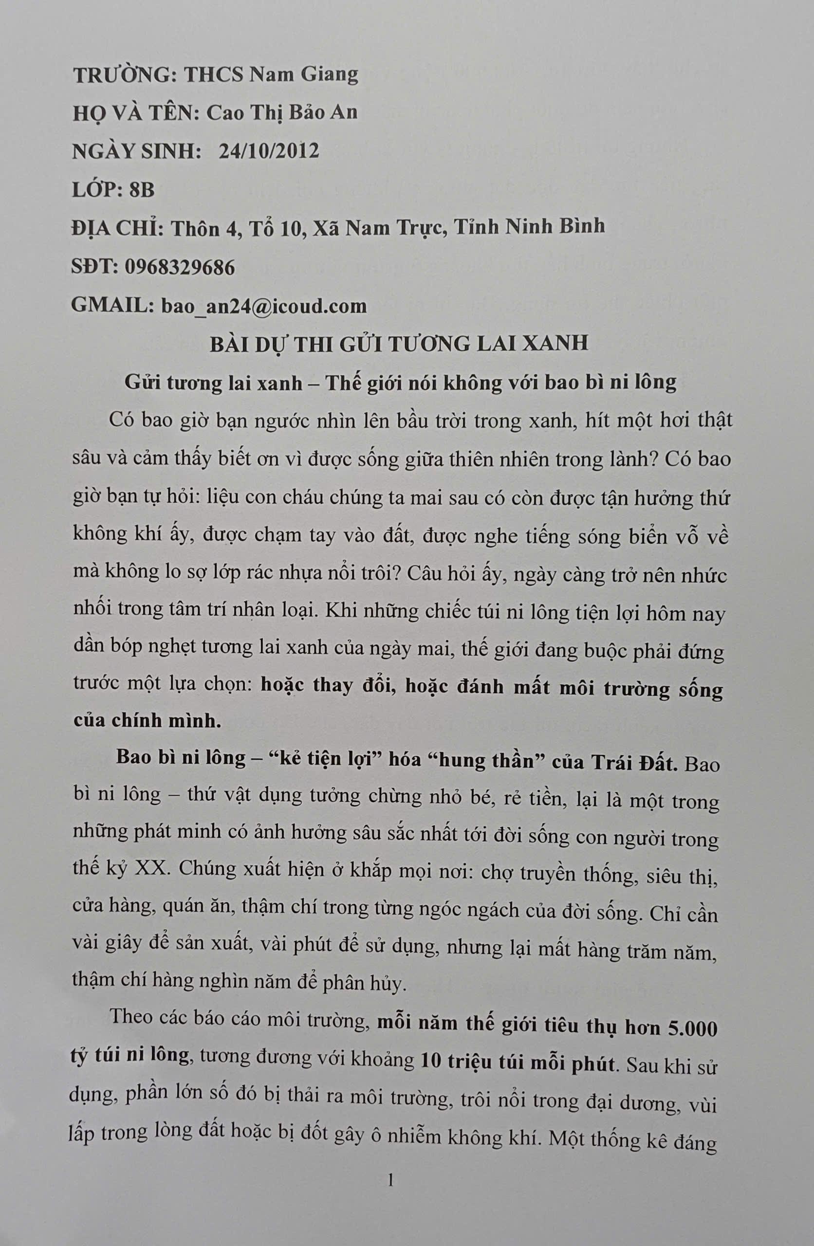 Cao Thị Bảo An