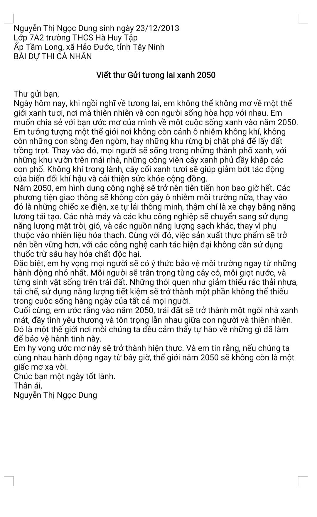 Nguyễn Thị Ngọc Dung