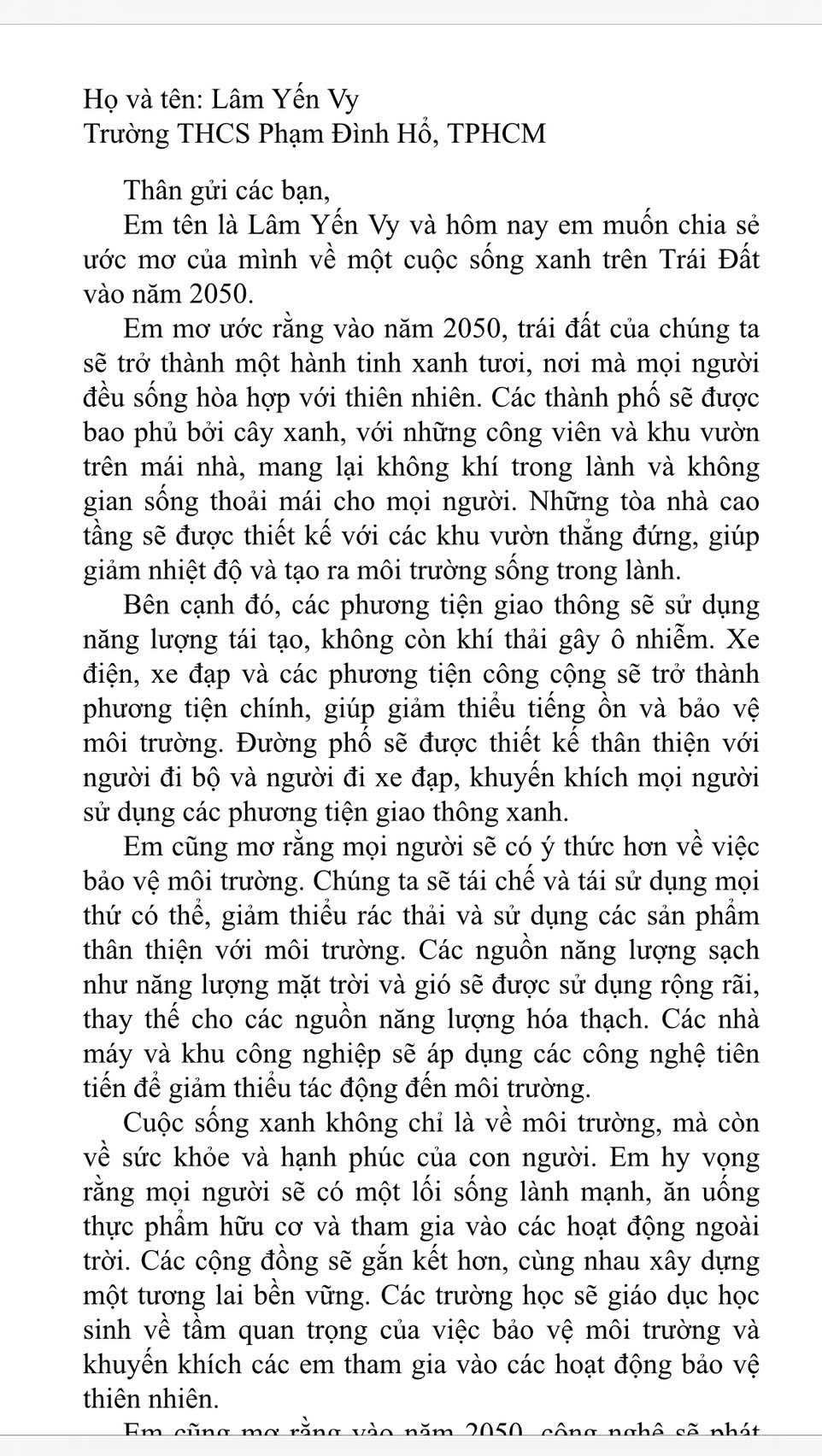 Lâm Yến Vy