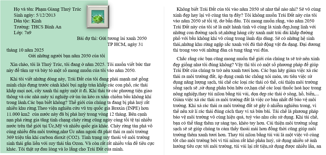 Phạm Giang Thuỷ Trúc
