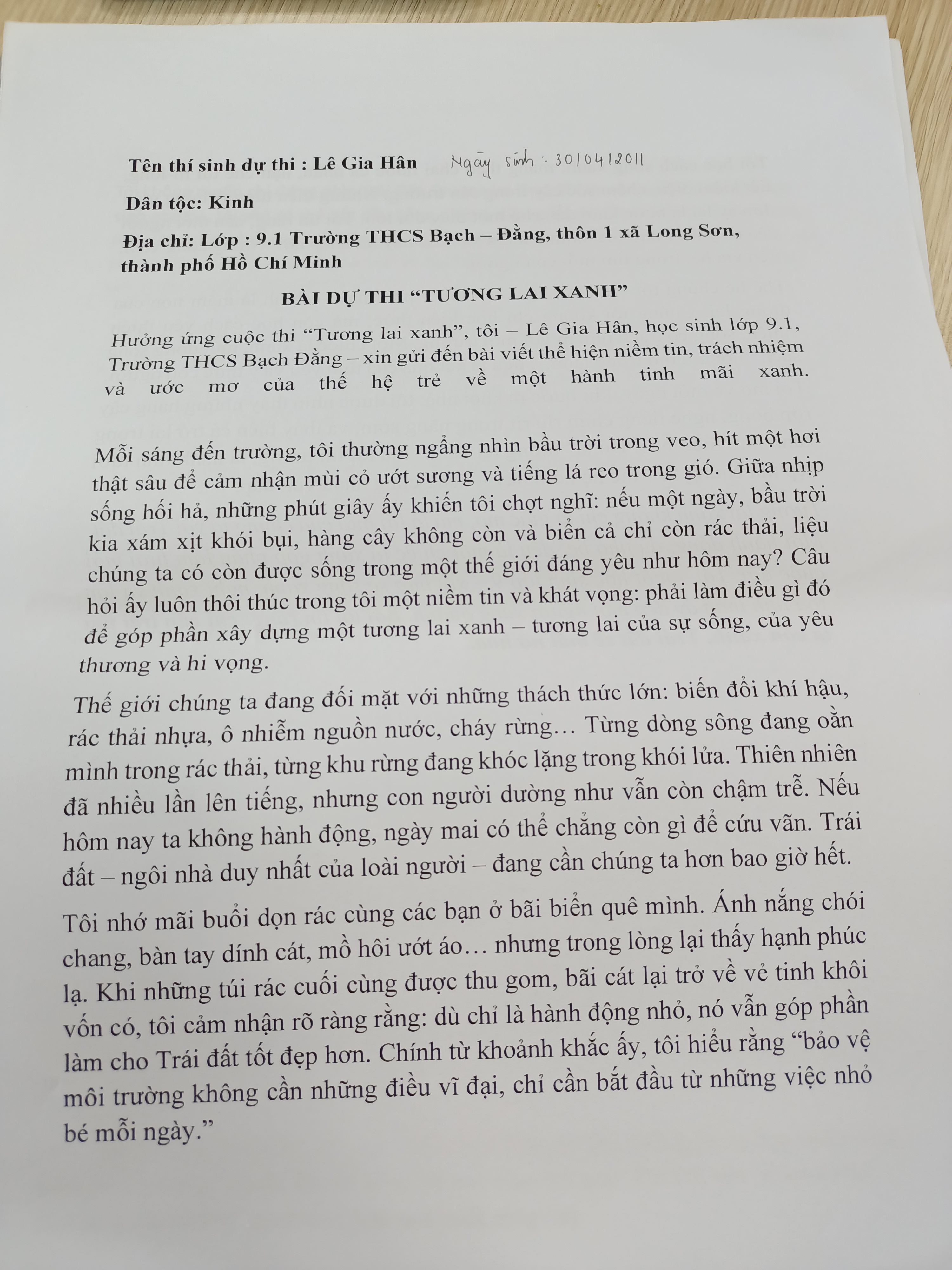 11. Lê Gia Hân